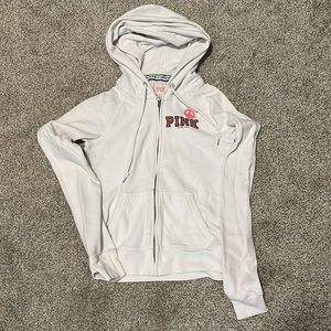 Nebraska Huskers Victoria's Secret PINK Hoodie.  White, size medium.